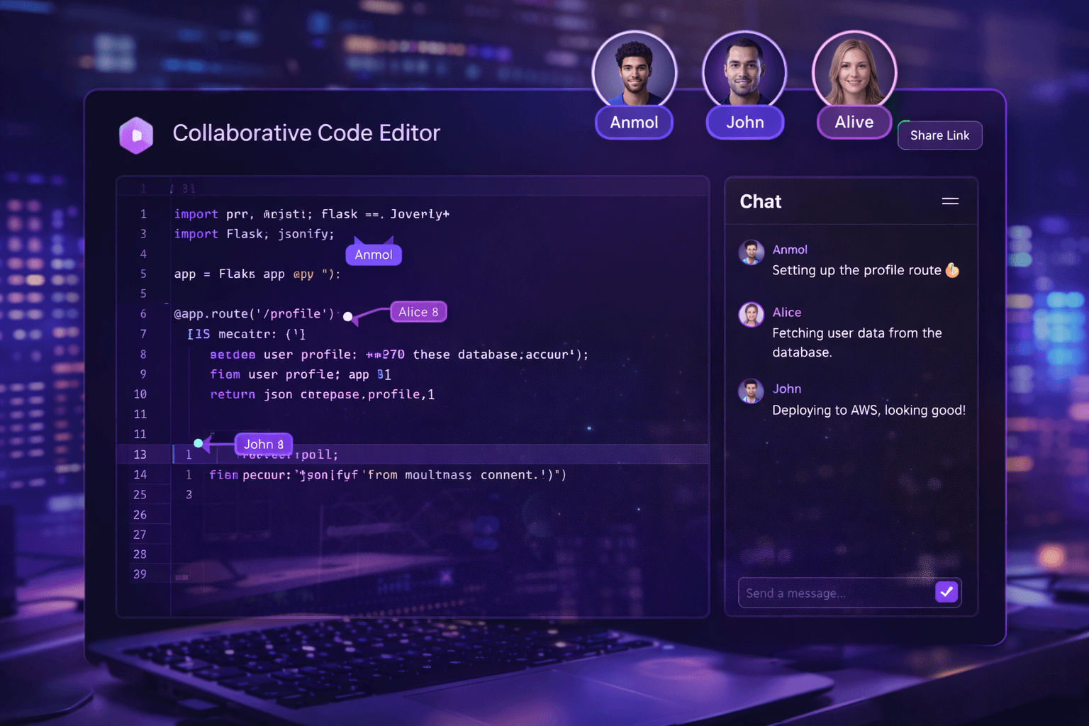 Collaborative Code Editor
